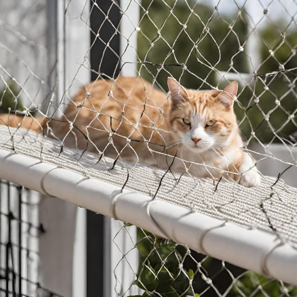rete per balcone per gatti